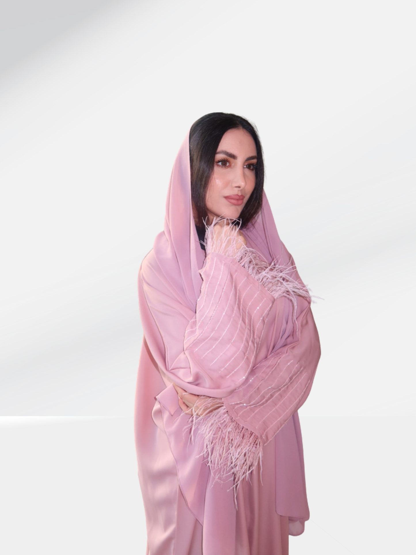 Ethereal Rose Abaya
