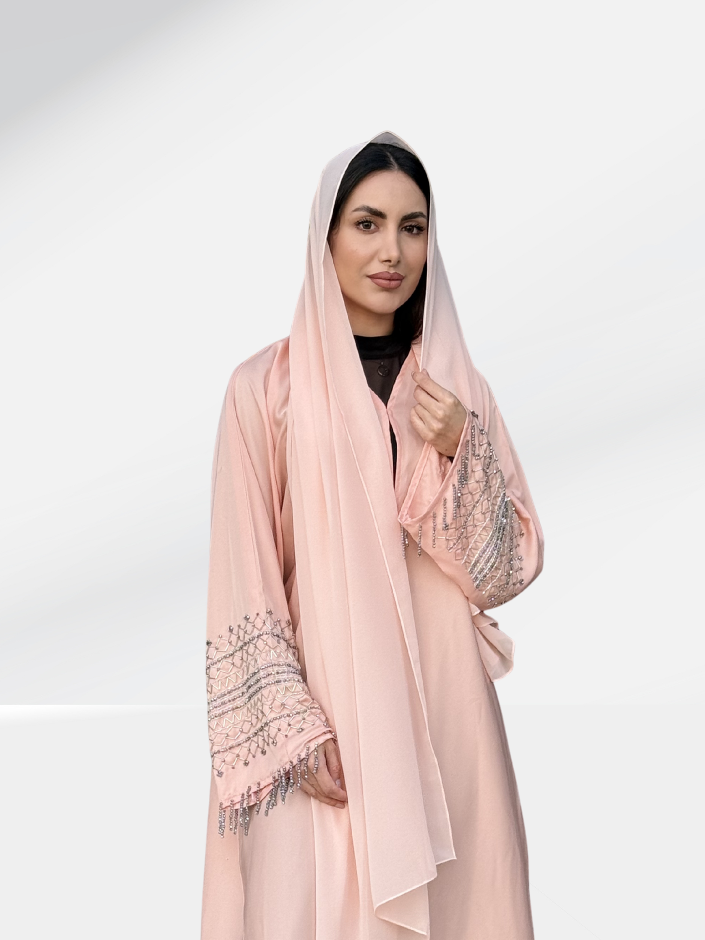 Layali Coral Abaya