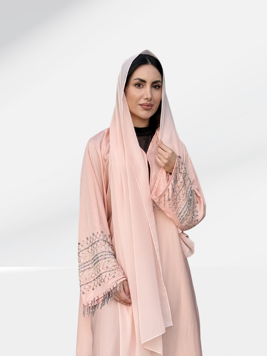 Layali Coral Abaya