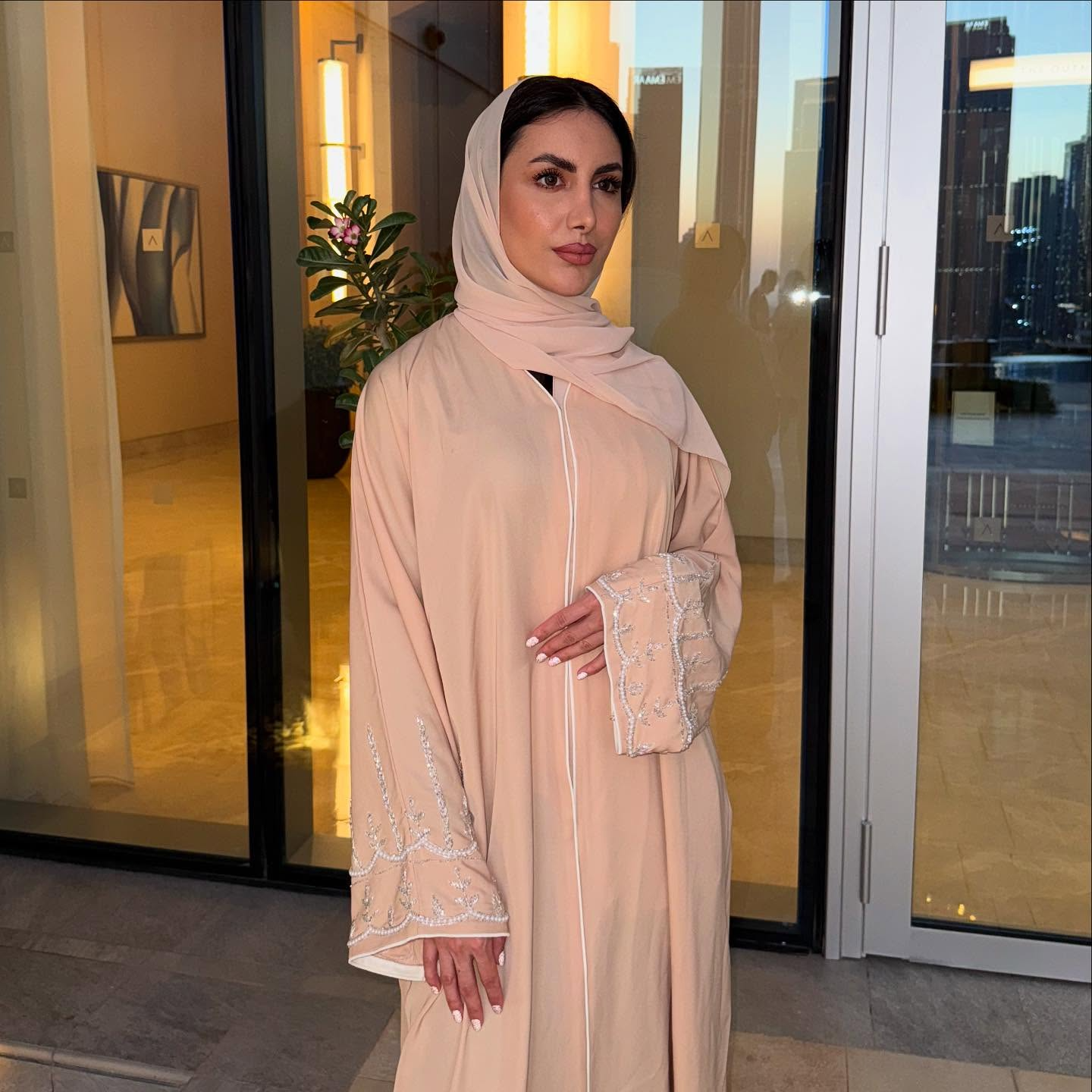 Beige Abaya