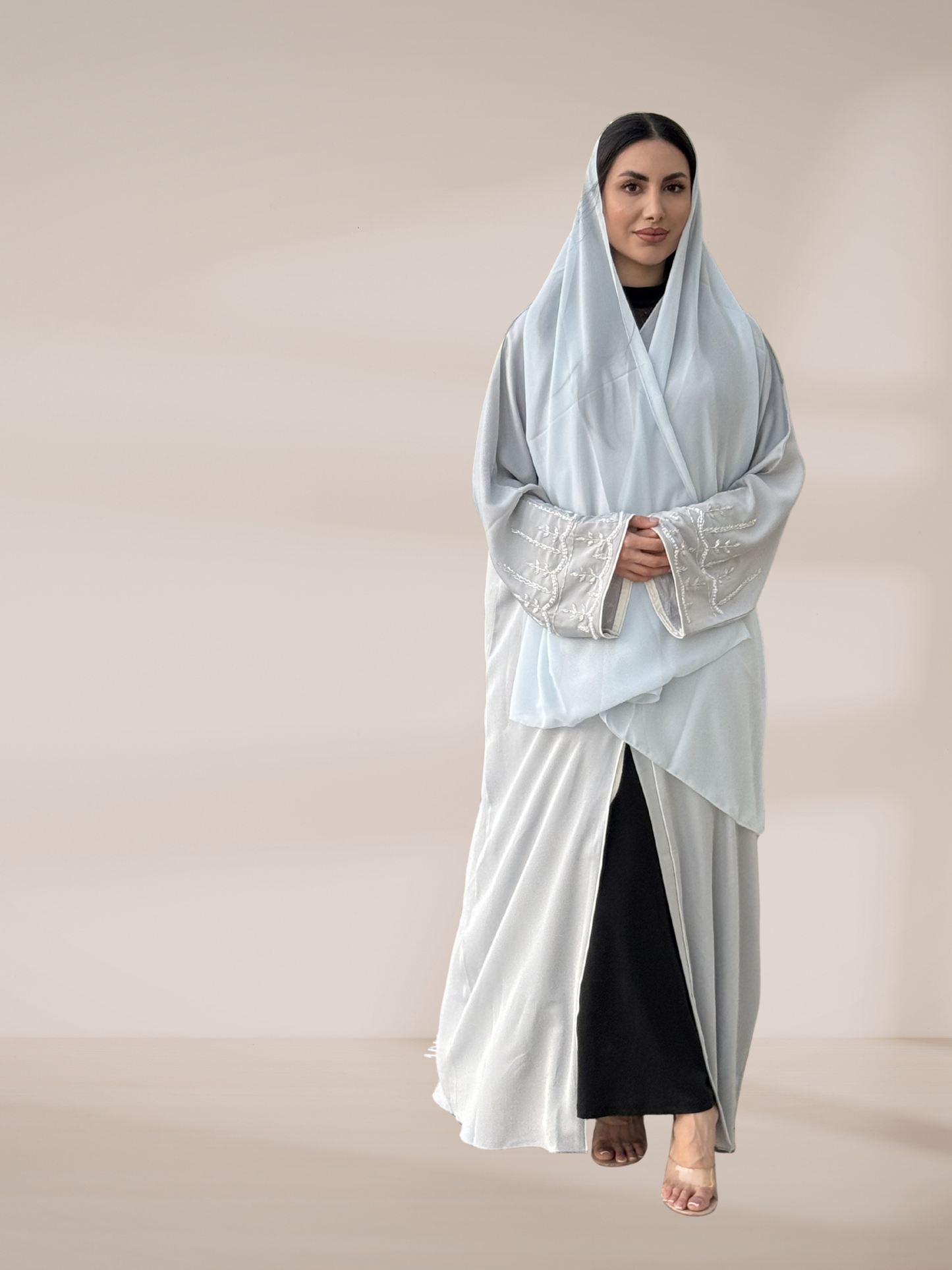 Light Blue Abaya