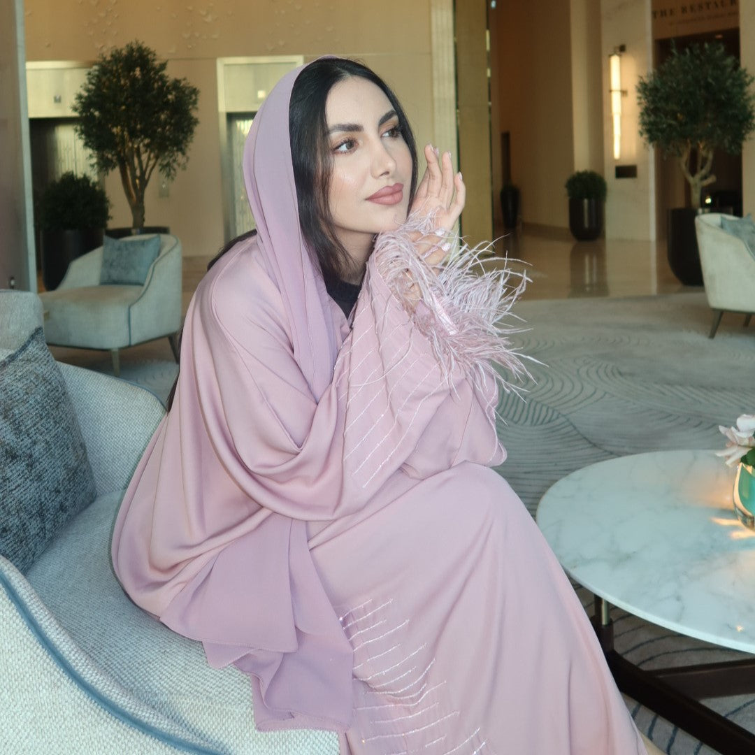 Ethereal Rose Abaya